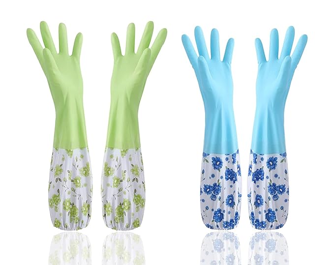 Silicone Dish Washing Kitchen Hand Gloves