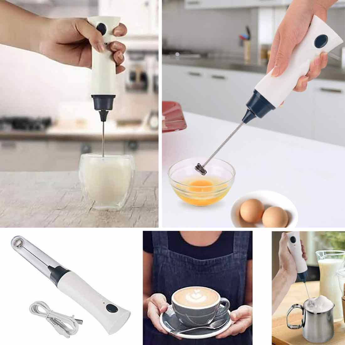 Coffee Beater Mixer Frother for Latte Coffee Hot Milk, Milk Frother for Coffee, portable Hand Blender, Coffee Beater with premium finish and quality